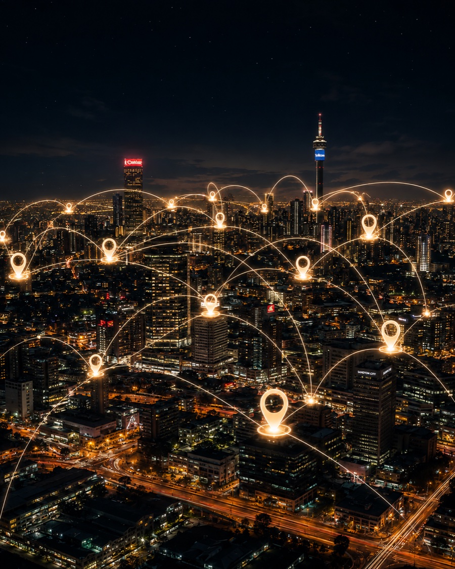 A relational network spreading out across the city